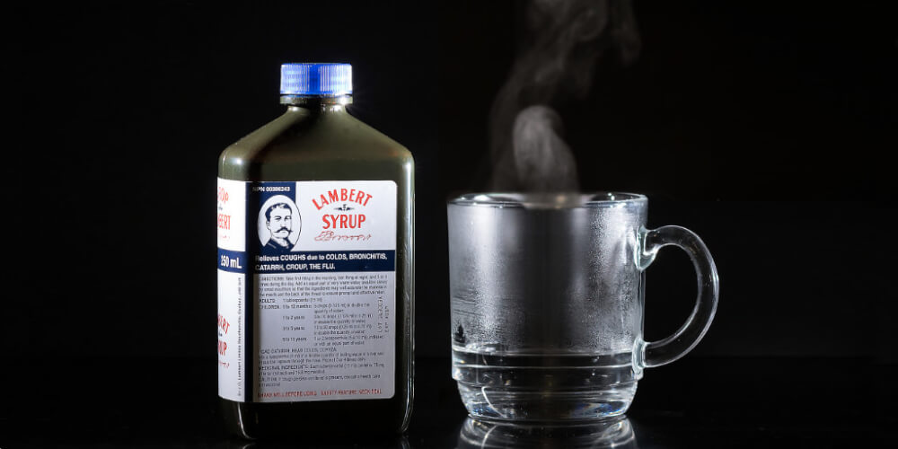 Lambert syrup, natural remedy to relieve cough